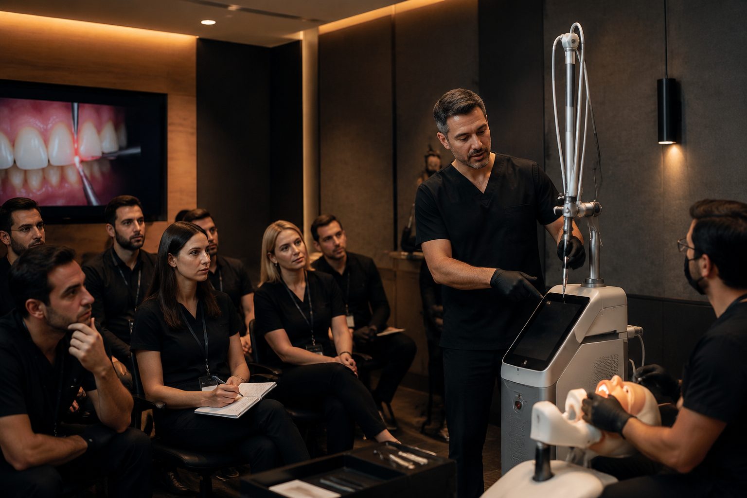 Capacitación en odontología láser